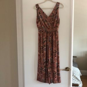 Flower printed jumpsuit